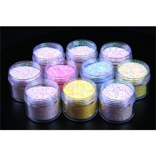 10g/B COLOR-SHIFT Hexagon Light-Change Nail Glitter 10colors 1/24-1/6Mixed UV/Natural Chunky PET* Ultraviolet Hologlitter &FA152