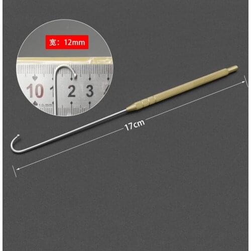 Sterilization tool ball head pull hook non-damage uterine pull hook. Ovarian pull hook cats and dogs pet animals. Uterine pull h