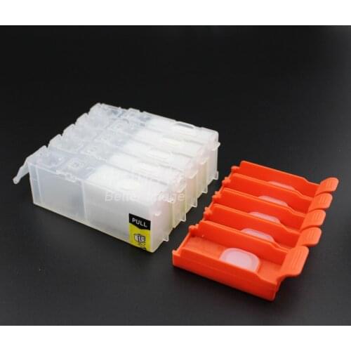 INK WAY 6C PGI-570 CLI-571 refillable ink cartridge with chip for canon PIXMA MG7750/MG7751/MG7752/MG7753