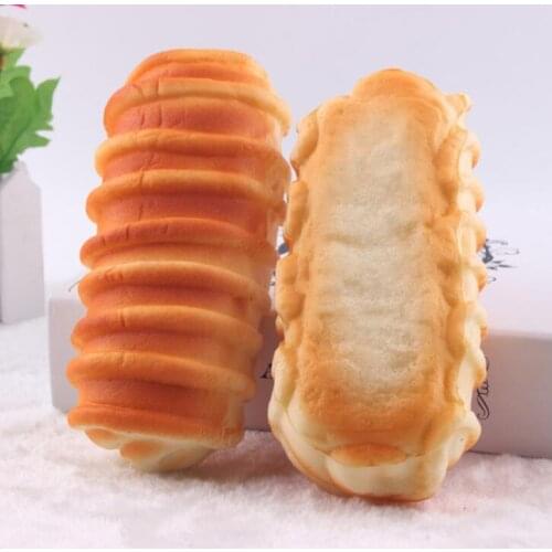 Squishy bread jumbo Food Creative Simulation Bread Toast Donuts Slow Rising Squeeze Stress Relief Toys Spoof Tease People