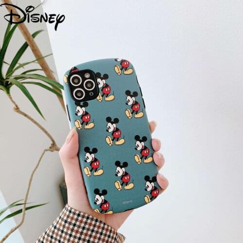 Disney Cute Mickey Minnie Original Phone Case for iPhone MAX/11/12Pro/12min Phone Couple Case Cover Silicone