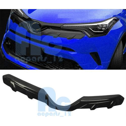 For Toyota CHR C-HR Auto Car Accessories Front Grill Upper Grille Guard Trim Cover Protection Carbon Fiber Style 2016 2017 2018