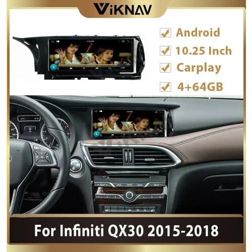 PX6 Android Car Radio For Infiniti QX30 2015-2018 GPS Navigation Multimedia DVD Player Radio Audio Stereo