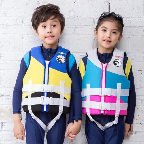 Light Life Jacket Childrens Life Jacket Neoprene Child Development Summer Swimming Reliable Kids Learning Dive Buoyancy Suit