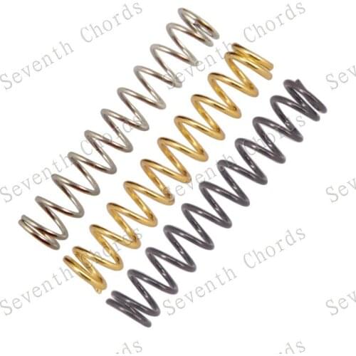 12 Pcs Electric Guitar Humbucker Pickup Adjust Height Springs,Electric Guitar Bass Bridge Saddle Adjust Springs - Length 25mm