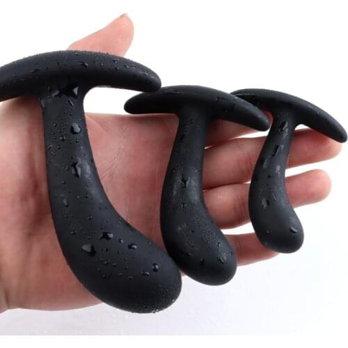 3pcs Go Out Wear Silicone Dildos Anal Plugs Training Set Unisex Butt Plug Anal Sex Toys For Woman Men Gay Male Prostate Massager