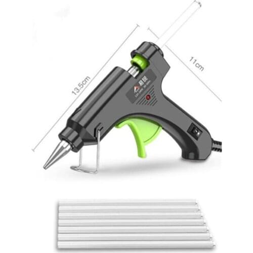30/50/100pcs Glue Sticks+1pcs 70W Industrial Mini Guns Thermo Electric Heat Temperature Tool Hot Melt Glue Gun with E12049