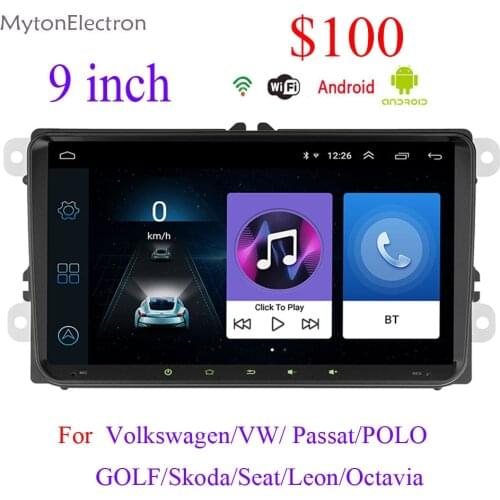9" Android 8.1 Car Radio GPS Navigation for Volkswagen Skoda Octavia golf 5 6 touran passat B6 polo tiguan yeti rapid multimedia