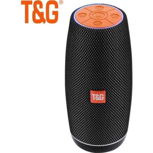 TG108 Button Speaker Bluetooth-compatible 4.2 Outdoor New Bass Waterproof TF Card FM Audio Wireless Portable Subwoofer for TV/PC