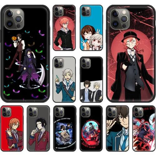 Case for iPhone 11 12 Pro Max Phone Cover for Apple iPhone 7 8 Plus SE2020 X XR XS Max Luxury Shell Anime N-Naruto akatsuki Boy