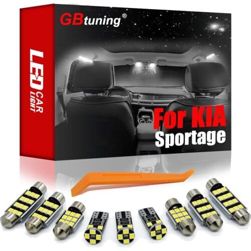 Perfect Canbus Error Free LED Interior Reading For KIA Sportage 2 3 4 2005-2020 Vehicle Dome Map Trunk Indoor Lamp Light Kit