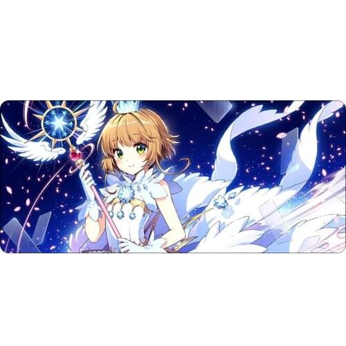 Cardcaptor Sakura Mouse Pad Kawaii X XL Gaming Mouse Pad esports Gamer CS Go LOL Mat Computer Desk Pad Mouse Keyboard Play Mats