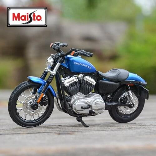 Maisto 1:18 2012 XL 1200N Nightster Die Cast Vehicles Collectible Hobbies Motorcycle Model Toys