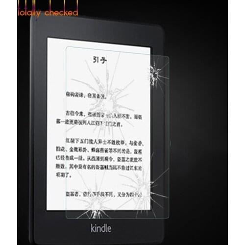 For Amazon Kindle 7 7th Generation Version 2014 + Cleaning Kit + Dust Stickers 10pcs/lot/Lot 9H Tempered Glass Screen Protector