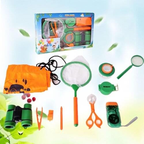 Outdoor Exploration Insect Net Adventure Insect Catching Kit Set Children Educational Science Optical Equipment Activities