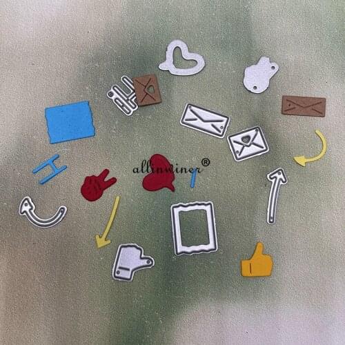 Various greeting card serie Metal Cutting Dies Stencils For DIY Scrapbooking Decorative Embossing Handcraft Die Cutting Template
