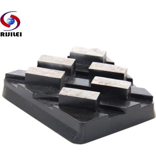 RIJILEI 10PCS/Set Frankfurt Diamond Grinding Brick Marble Metal Bond Diamond Gringding Tool Diamond Grinding Block YG20