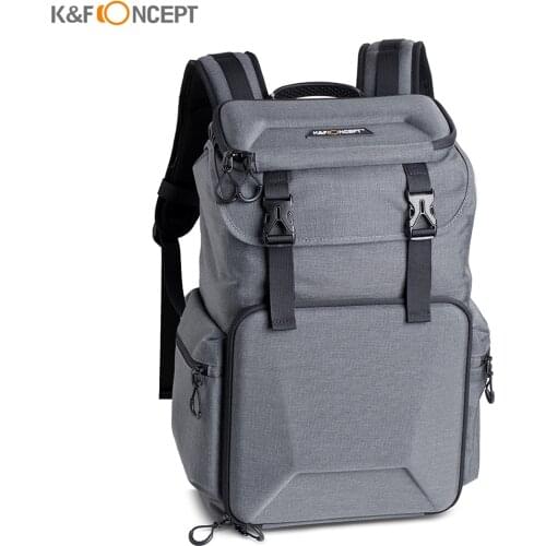 K&F CONCEPT Camera Backpack Photography Storage Bag Waterproof with Removable Divider Lock Buckle Camera Backpack Bag