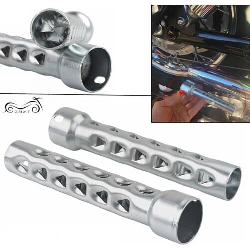 Motorcycle 8" Long Removable Muffler Silencer DB Killer Noise Sound Eliminator Can For Harley Sportster Drag Pipe Exhaust Baffle
