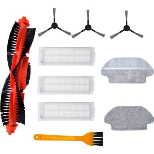 Replacement Rags HEPA Filter Roller Brush for Viomi V2 PRO V3 SE V-RVCLM26B V-RVCLM21B for Mijia STYJ02YM STYTJ02YM