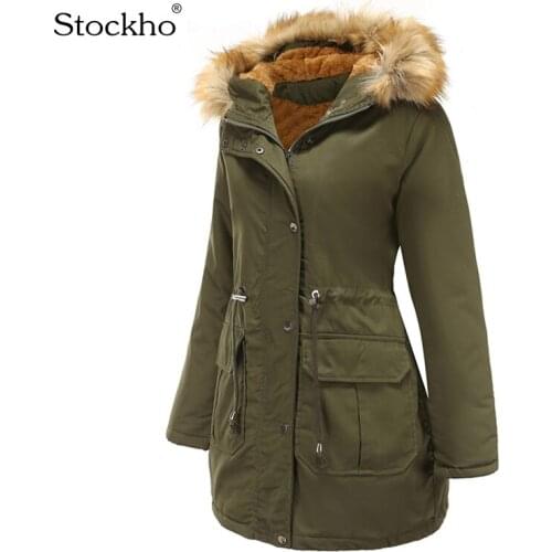 Stockho Women's Parkas With A Hood