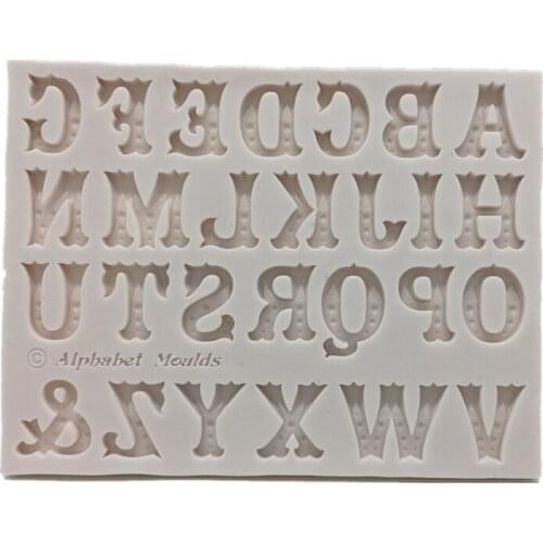 Sugarcraft 1 Piece Capital/Number Silicone Mold Fondant Mold Cake Decorating Tools Chocolate Gumpaste Mold H416