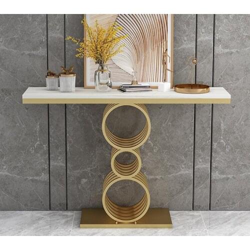 Light luxury marble porch table, porch table, modern simple porch cabinet