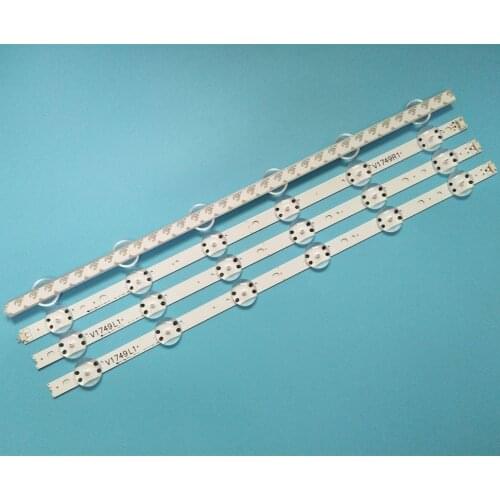 LED TV Illumination Part Replacement For LG 49LJ6140-PA 49LJ614T-TA 49LJ614V-ZA LED Bar Backlight Strip Line Ruler V1749L1 2862A