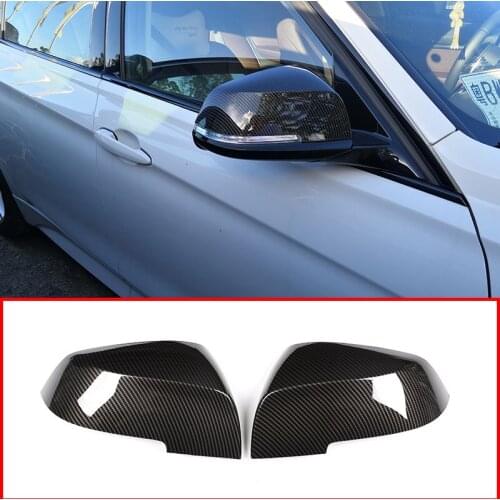 Carbon Fiber ABS Side Rearview Mirror Cap Cover Trim For BMW 3 4 Series GT F30 F31 f32 f33 F34 F36 2013-2018 Auto Accessories