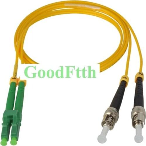 Fiber Optic Patch Cord LC/APC-ST/UPC ST-LC/APC SM Duplex GoodFtth 100-500m