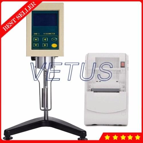 High Accuracy SNB-1 Digital Rotational Viscosity Meter with Temperature and RS232 Interface Rotary Viscometer Printer Function