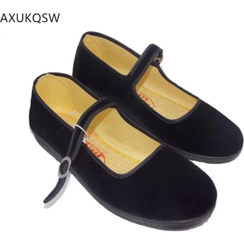 Ladies Handmade Flat Shoes Ballerina Mary Janes Casual Soft Bottom EEtiquette Shoes Comfortable Womens Shoes 2019 Dance Shoes