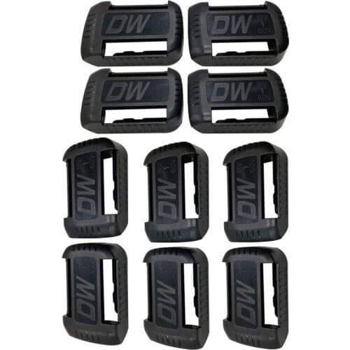 10Packs Battery Holder For Dewalt 18V -60V Battery Wall Mount Display Hanger Dock Garage Organization, Black