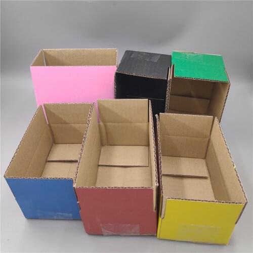 14.5*8.5*10.5cm 50pcs colorful Corrugated Carton Mailing Shipping Box corrugated mailer carton box