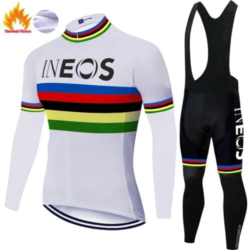 2020 proteam grenadier ineos maillot cyclisme Winter Thermal Fleece cycling set 20D pantalones ciclismo tenue velo homme