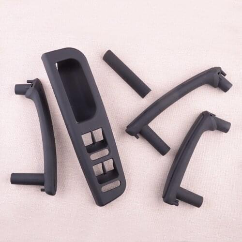 8pcs/Set LHD Car Inside Door Window Panel & Handle Cover Trim Fit for Passat B5 4 Door 1998 1999 2000 2001 2002 2003 2004 2005