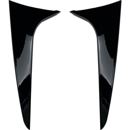 2PCS Glossy Black Rear Window Spoiler Side Wing Trim Cover For BMW 3 Series Travel Edition F31 2012-2018 Wagon