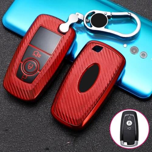 Car Key Case Cover for Ford Fusion Mustang Explorer F350 F150 F250 2017 2018 EcoSport Edge S-MAX Ranger Lincoln Mondeo fiesta