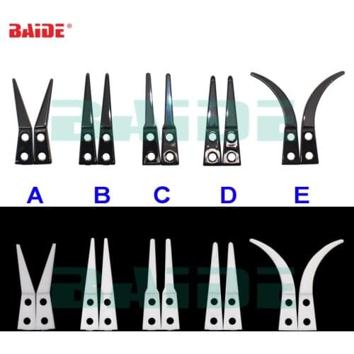 Black / White Ceramic Tweezers Head DIY Replacement Screw Set for E cigarette Hand Tools 600set/lot