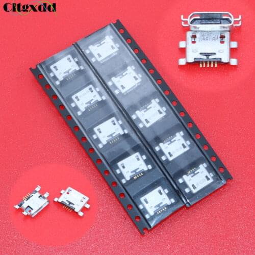 Cltgxdd 10pcs For Xiao Redmi 4A 4X 5 M5 Micro USB connector 5pin Micro USB jack socket charging port repair replacenemt