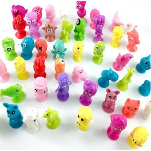 10-30Pcs Stikeez Action Figure Sucker Toys Kids Baby Cartoon Little Monster Animal Random Send Mini Capsule lidl Toy Gifts