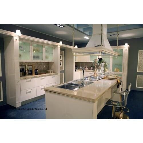 High gloss/lacquer kitchen cabinet mordern(LH-LA087)