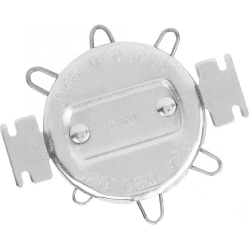 Gauge Spark Plug Gap Gauge Metric Inch Gapper Feeler Gap Adjustment Tool 90 Degree Right Angle Ruler