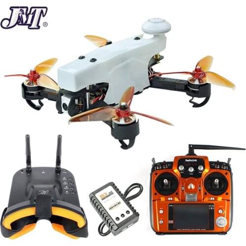 JMT 210 FPV Racing Drone Quadcopter RTF with Radiolink AT10II TX RX FPV Goggles 100KM/H High Speed 5.8G FPV DVR 720P Camera GPS