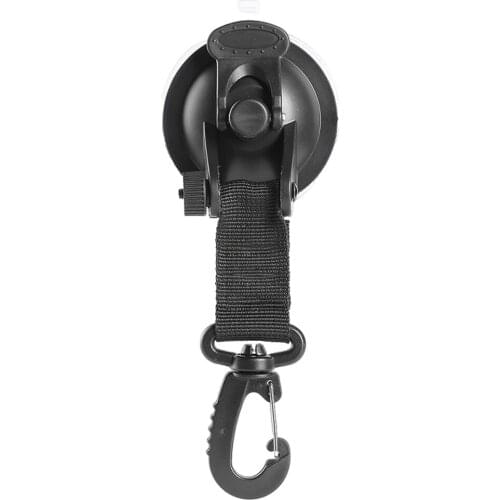 Heavy Duty Suction Cup Anchor with Securing Hook Tie Down, 4 Pieces Suction Cup, Camping Tarp Accessory as Car Side Awning