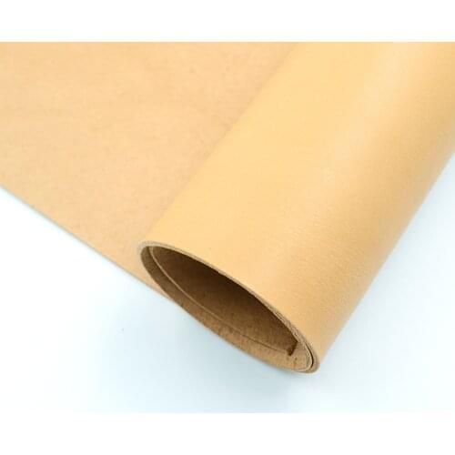 Cow leather first layer genuine leather thick about 2mm material for wallet DIY material color Khaki