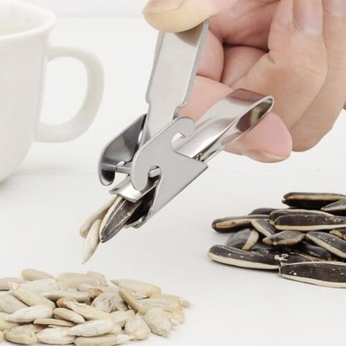 Multifunctional Nut Opener Stainless Steel Essential Tools in the Kitchen Gift Heavy Duty Shell Cracker Peanut Pincers