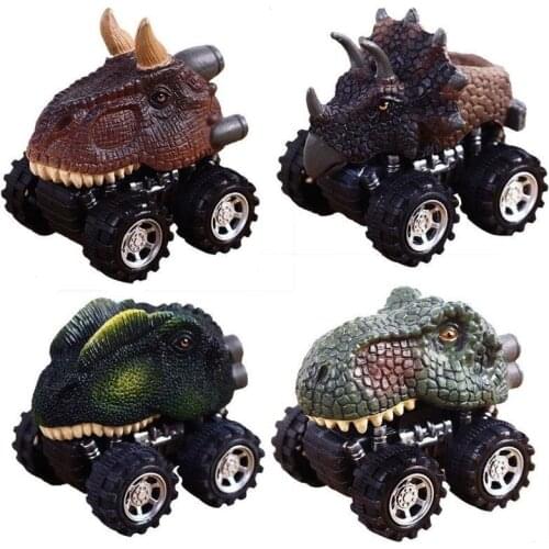 1:43 Simulation Dinosaur Car Model Fun Funny Gadgets Novelty Learning Educational Interesting Diecast Vehicles Toys For Children