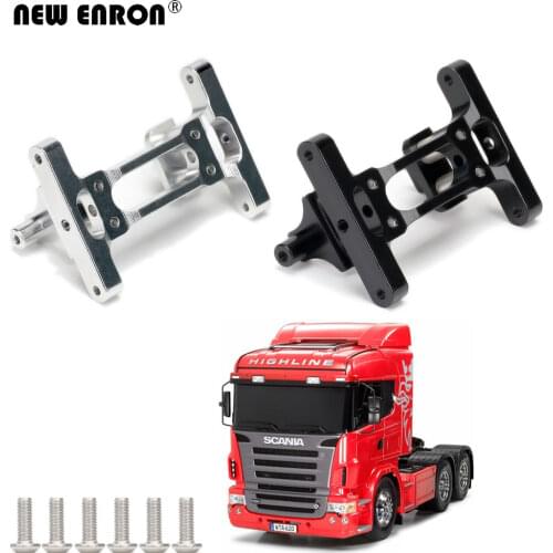 NEW ENRON 1Pc Aluminum Rear Chassis For Rc Car Tamiya 1/14 Tractor Truck 56301 56304 56309 56314 King Knight Hauler R620 MAN T