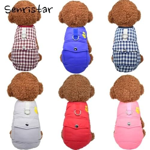 Pet Autumn Winter Double-sided Waterproof Clothes for Small Medium Large Dogs Warm Coats Comfortable Soft Pet Cotton Clothing